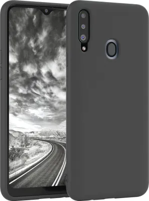Produktbild von EAZY CASE Silikonhülle für Samsung Galaxy A20s Silikon Backcover Schutz in Grau