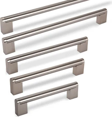 Produktbild von E7 BA 128 mm Edelstahloptik Stangengriff