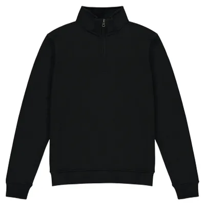 Produktbild von Kustom Kit - Sweatshirt mit kurzem Reißverschluss für Herren FK2470 (XL) (Schwarz)
