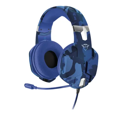 Immagine prodotto di Trust GXT 322B Carus Cuffie Auricolare Cablato a Padiglione Gaming Nero Blu