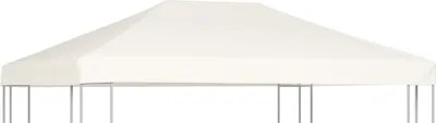 Obrázok produktu pre The Living Store Pavillondach 310 g/m² 4x3 m Cremeweiß