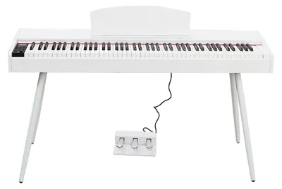 Produktbild von Digitalpiano Weißes Piano Stage Klavier Hochglanz Heimklavier