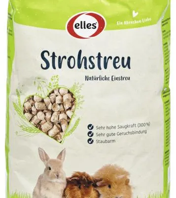 Produktbild von Strohstreu elles ca. 40 Liter, ca. 15 kg, biologisch natürliches Naturprodukt