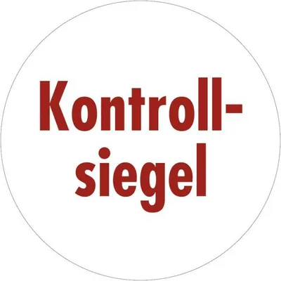 Produktbild von Dreifke® Kontrollsiegel, Dokumentenfolie, Ø 30 mm, 500 Stück /Rolle