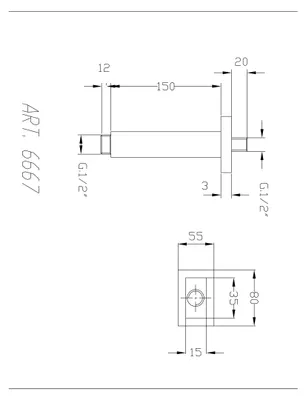 Produktbild von Kopfbrause Modell 6667