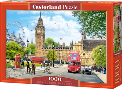 Zdjęcie produktu dla Puzzle 1000 elementów „Ruchliwy poranek w Londynie” 104963 Castorland