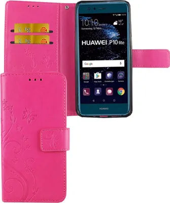 Produktbild von Schutz Hülle Blumen für Handy Huawei P10 Lite Pink