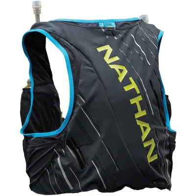 Produktbild von Nathan Sports NS40260-00022-S, Laufen, Hydratationsweste, Schwarz, Grün, 4 l, 340 g, 173 g