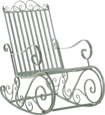 Immagine prodotto di Sedia a dondolo antica, design retrò, un'attrazione nostalgica - caricabile fino a 150 kg