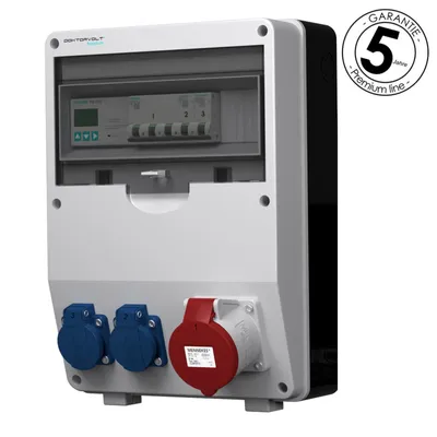 Obrázek produktu pro Rozvaděč pTD-S 32A 2x230V 3P s čítačem SIEMENS a MENNEKES Doktorvolt 4791