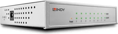 Obrázok produktu pre Lindy 25045, Riadený, Gigabit Ethernet (10/100/1000), Podpora napájania cez Ethernet (PoE)