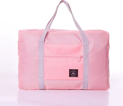 Produktbild von Neue Multifunktion Ale Faltbare Reisetasche Single Shoulder Handgepäck Tasche Große Kapazität Gepäck Aufbewahrung Tasche, rosa