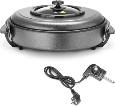 Zdjęcie produktu dla Patelnia Elektryczna Do Smażenia I Pieczenia 40Cm 1400W - Hendi 239506