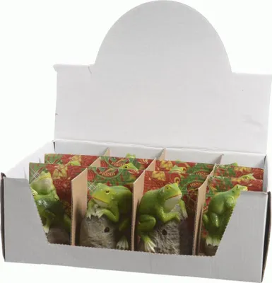 Produktbild von Dekoratívna figúrka s hlinou do exteriéru Žabka 11x8x7cm keramická zelená 1 ks.