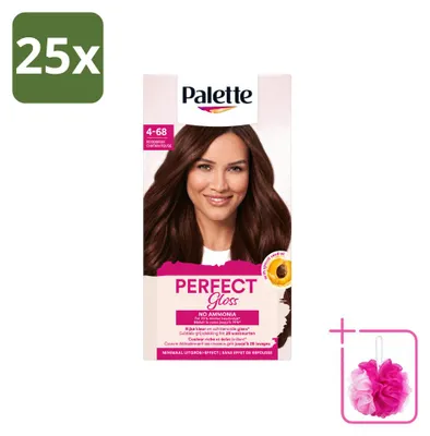 Produktbild von 25 x Palette Perfect Gloss Auswaschbare Intensivtönung 1-0 Schwarz - Sparpackung - 25 Stücke