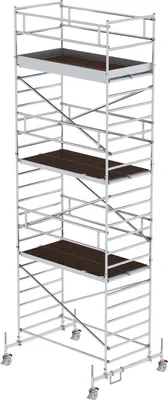 Produktbild von MUNK Rollgerüst mit Doppelplattform 1,35x2,45m Plattform, 8,35m AH