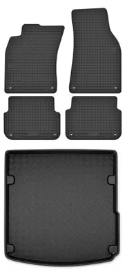 Obrázek produktu pro Gumové autokoberce SolidTread + vana kufru pro: Audi A6 C6 2004-2006 sedan 5 ks