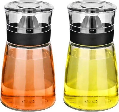 Productafbeelding van Oliesproeifles 2 stuks, 160 ml, lekvrije azijnspuitfles met schenktuit