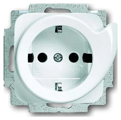 Obrázok produktu pre Busch-Jaeger 2011-0-2605, CEE 7/3, 2P+E, Biela, 250 V, 16 A, 71 mm