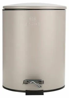 Produktbild von Estia | Badezimmerkorb - Kosmetikeimer - Abfallsammler - 5L - taupe - Metall und Kunststoff - Mülleimer - Praktisch - modern