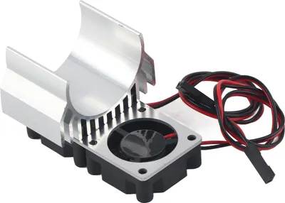 Obrázek produktu pro 540 / 550 Motor Twin chladicí ventilátor chladič s pro 1/10 měřítko elektrické RC auto Silver