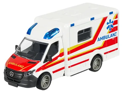 Produktbild von Majorette Mercedes-Benz Sprinter Ambulance, Fahrzeug, 3 Jahr(e), Metall, Mehrfarbig