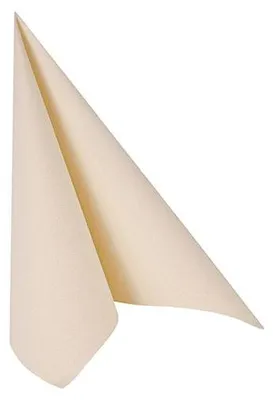 Zdjęcie produktu dla 160 serwetek Papstar ROYAL Collection 1/4 fałdy 40 cm x 40 cm szampański 16927