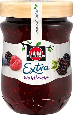 Produktbild von Fruchtaufstrich EXTRA Waldfrucht von Schwartau, 340g