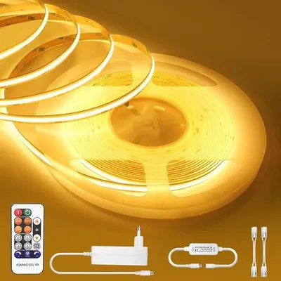 Obrázok produktu pre Flexibilný LED pásik 10 m, teplá biela, stmievateľný, 24 V, samolepiaci, IP44