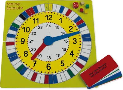 Produktbild von TimeTEX Mathespiel Uhrzeit, 96-tlg.