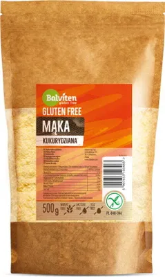 Zdjęcie produktu dla Mąka kukurydziana bezglutenowa Balviten 500 g