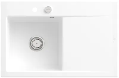 Produktbild von Villeroy & Boch Keramikspüle 334802R1, Subway Style 45 Einbauspüle - inkl.