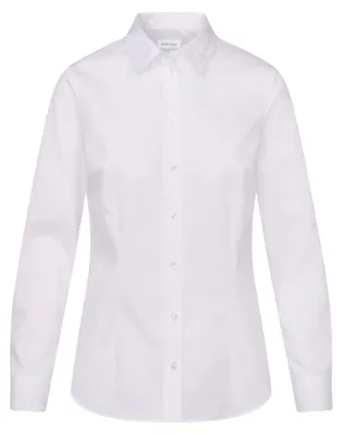 Productafbeelding van Seidensticker damesblouse - Klassiek - Elegant - Overhemdblouse - Regular pasvorm - Lang