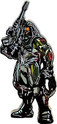 Produktbild von Blizzard StarCraft II Gabriel Tosh Pin – Offizieller Spectre Sammler-Anstecker – Psionischer Terraner Emaille Pin für Gamer & Sci-Fi Fans