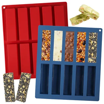 Immagine prodotto di Solidchoice - Stampo in silicone per mini barrette energetiche, set da 2