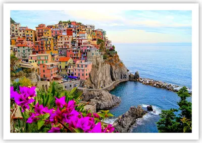 Produktbild von Poster - Poster ohne Rahmen - Italien küste felsen landschaft - 100x70 cm - Wand Bild - Wanddeko - Wandbilder - Kunstposter - Wandposter - Bilder - Kunstdruck - Wandbild - P2XAA100x70-2684