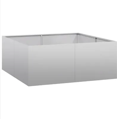 Produktbild von vidaXL Pflanzkübel 100x100x40 cm Verzinkter Stahl