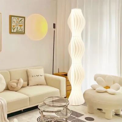 Produktbild von WISFOR LED Stehleuchte Design, dimmbar Stehlampe Standleuchte Bodenlampe für Schlafzimmer Wohnzimmer, Höhe: 170cm