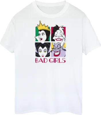 Image de Disney Princess - T-shirt pour filles "Bad Girls" BI600 (152-158) (Blanc)