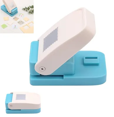 Produktbild von Papierstanzer Motivstanzer Briefmarken mit Hebelwirkung, Briefmarkenlocher für Papierbasteln, Scrapbooking und Kartenherstellung, 2.5x2.1cm