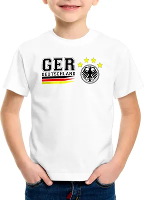 Produktbild von Deutschland Kinder T-Shirt Germany 2026 Fußball EM Weltmeisterschaft Sport