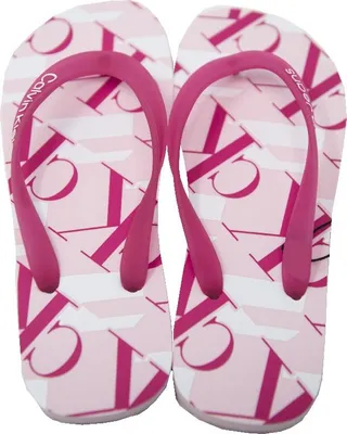 Zdjęcie produktu dla Klapki damskie CK CALVIN KLEIN JEANS – obuwie plażowe lub basenowe, nr katalogowy ZW0ZW01790 EO / AOP SANDALE, rozmiar 40 (EUR) – 6,5 (UK) – 9 (USA) – obwód łydki 25,5 cm, 100% guma