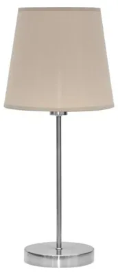 Tisch Malediven E14, Nickel/Stein, 46x20x20 cm