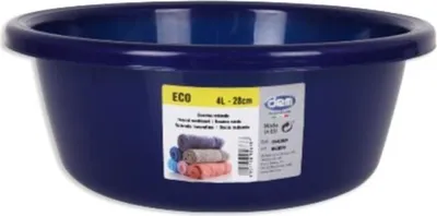 Immagine prodotto di Bacino rotondo blu 4 l eco 28 x 28 x 11 cm (12 pezzi)