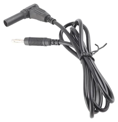 Produktbild von Bananenstecker-Messleitungen-Set mit Schutzfunktion für elektrische Multimeter, Satz J.70012, 4 mm, Schwarz