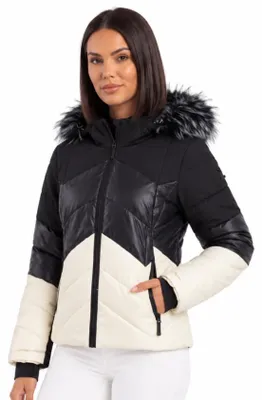 Image de Veste de ski pour femme LUHTA Lammasoaivi, couleur noire, taille XL