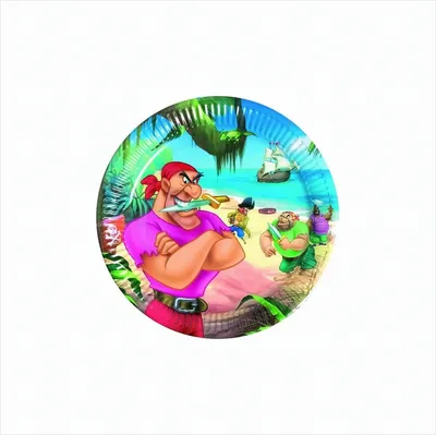Produktbild von Disney Pirates 10 Pappteller 23cm