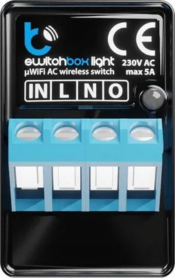 Image de Interrupteur Blebox SwitchBox Light WiFi Interrupteur 230V Wi-Fi