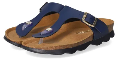 Imagen del producto de Twosteps, chanclas de mujer, color azul, material sintético, talla: 43