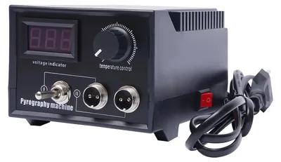 Obrázok produktu pre Spaľovacia jednotka na drevo, digitálny displej, nastaviteľná teplota, čierna, 60 W